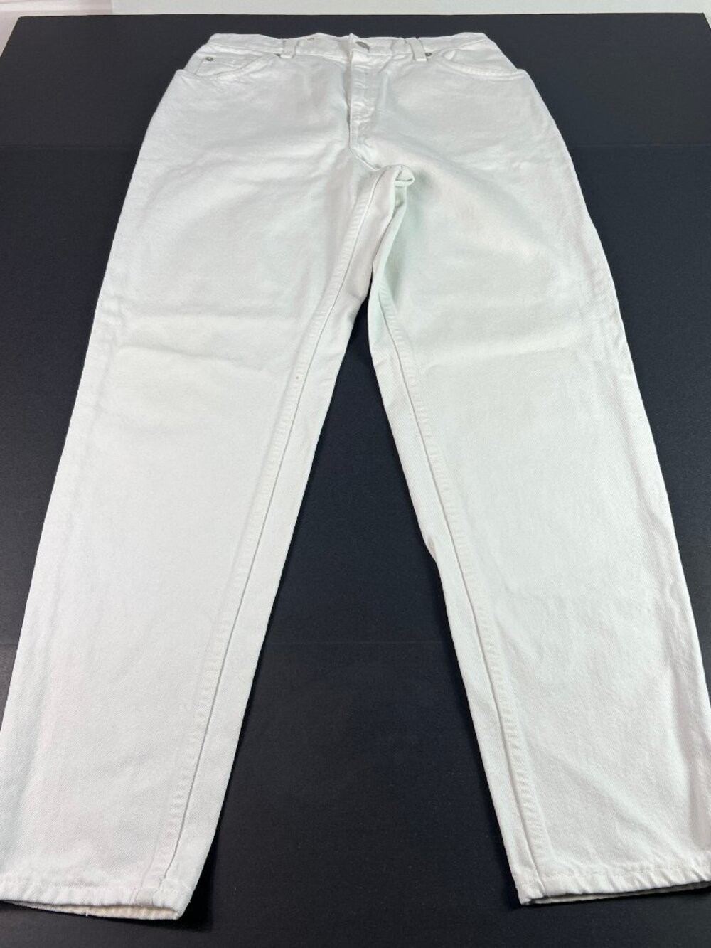 VTG Levi's Jeans Women 28x30* 951 High Rise Relax Taper Denim Orange Tab Tag 10M